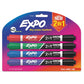 EXPO 2-in-1 Dry Erase Markers Fine/broad Chisel Tips Assorted Colors 8/pack - School Supplies - EXPO®