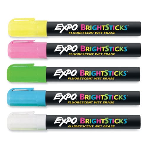 EXPO Bright Sticks Medium Bullet Tip Assorted Colors 5/set - School Supplies - EXPO®