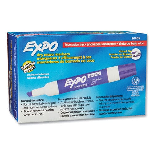 EXPO Low-odor Dry-erase Marker Broad Chisel Tip Purple - School Supplies - EXPO®