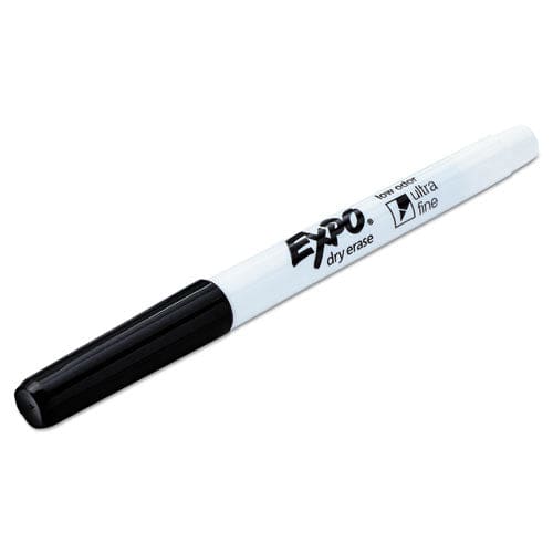 EXPO Low-odor Dry-erase Marker Extra-fine Needle Tip Black 4/pack - School Supplies - EXPO®