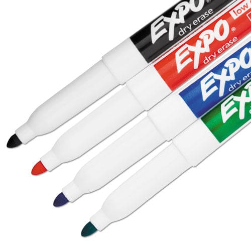 EXPO Low-odor Dry Erase Marker Office Value Pack Fine Bullet Tip Assorted Colors 36/pack - School Supplies - EXPO®