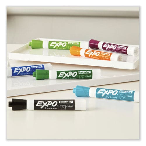 Expo Low Odor Dry Erase Vibrant Color Markers Broad Chisel Tip Assorted Colors 36/pack - School Supplies - EXPO®