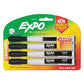 EXPO Magnetic Dry Erase Marker Fine Bullet Tip Black 4/pack - School Supplies - EXPO®