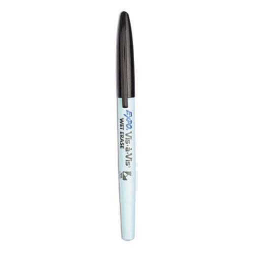 EXPO Vis-a-vis Wet Erase Marker Fine Bullet Tip Black Dozen - School Supplies - EXPO®