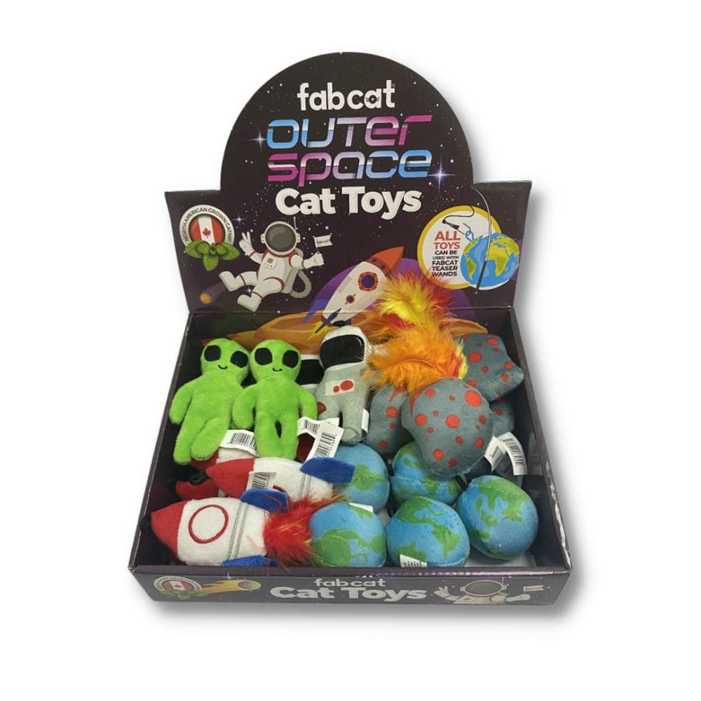 Fabcat Outer Space 25Pc Display - Pet Supplies - Fabcat