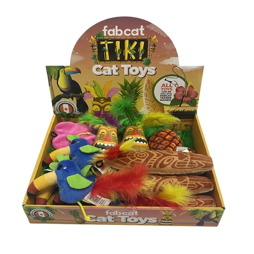 Fabcat Tiki 25Pc Display - Pet Supplies - Fabcat