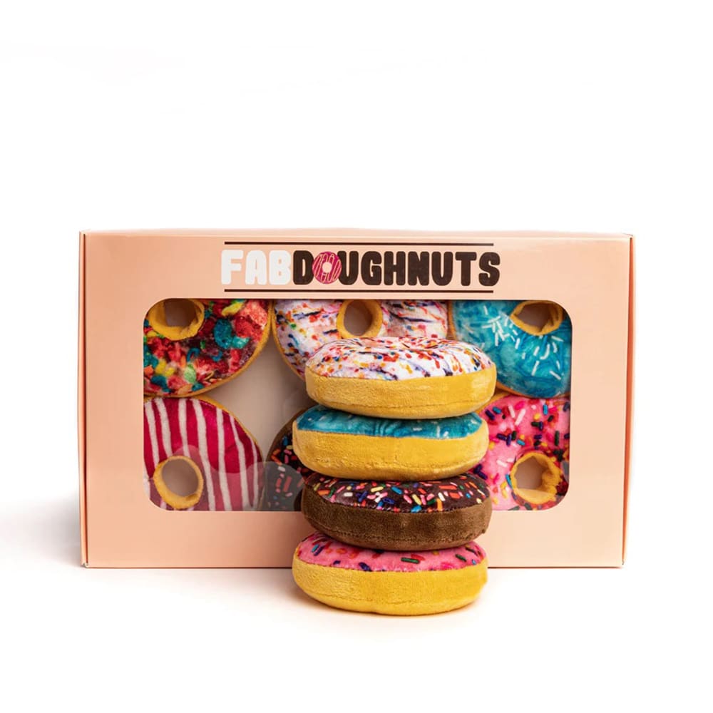 Fabdog Dog Box Of Doughnuts 6 Pack - Pet Supplies - Fabdog