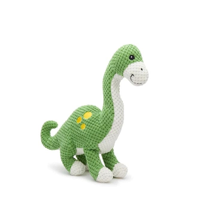 Fabdog Dog Floppy Brontosaurus Dinosaur Green Large - Pet Supplies - Fabdog