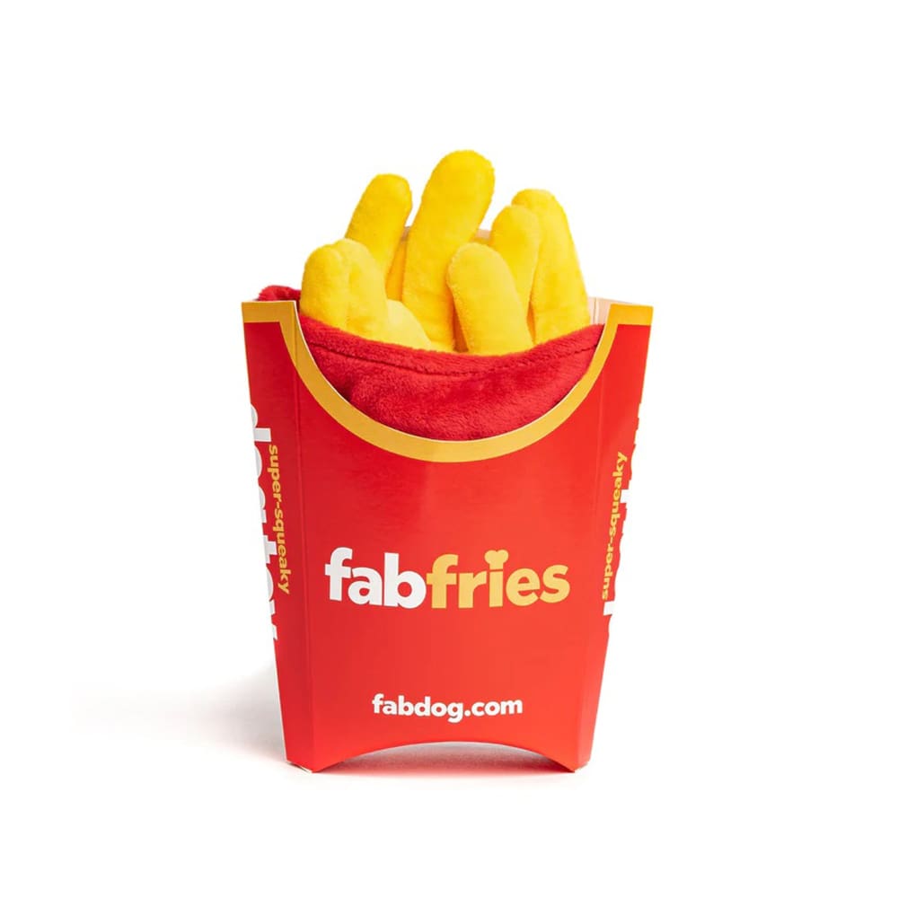 Fabdog Dog Super Squeaker French Fries - Pet Supplies - Fabdog