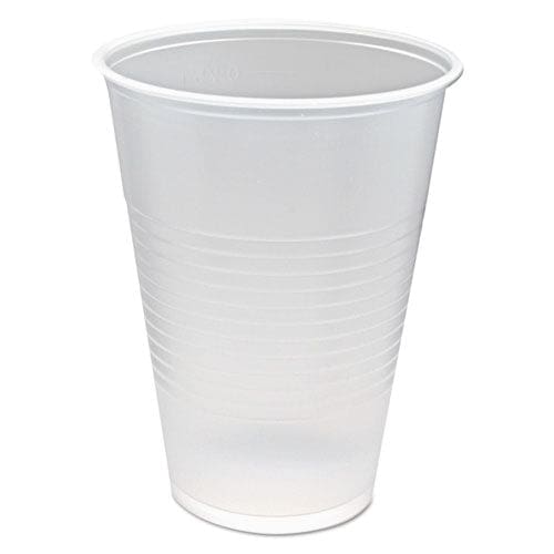 Fabri-Kal Rk Ribbed Cold Drink Cups 12 Oz Translucent 50/sleeve 20 Sleeves/carton - Food Service - Fabri-Kal®