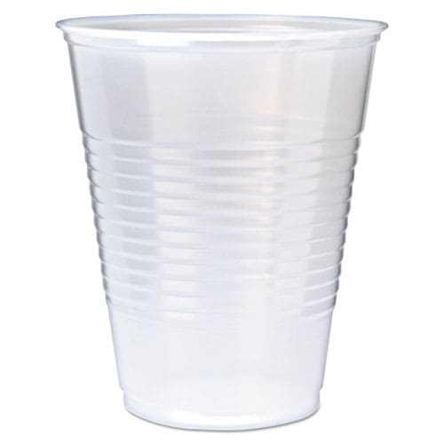 Fabri-Kal Rk Ribbed Cold Drink Cups 12 Oz Translucent 50/sleeve 20 Sleeves/carton - Food Service - Fabri-Kal®