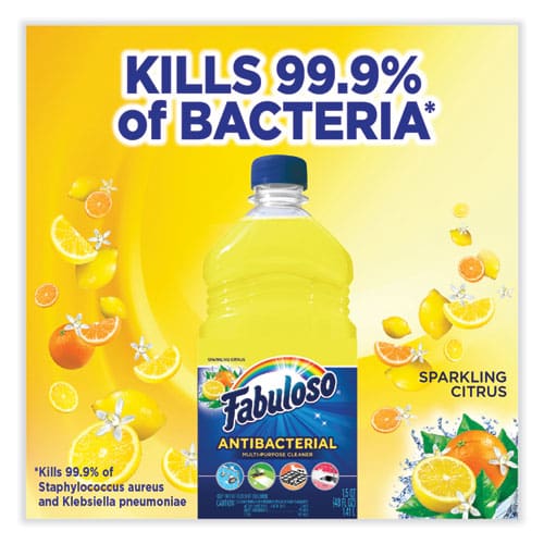 Fabuloso Antibacterial Multi-purpose Cleaner Sparkling Citrus Scent 48 Oz Bottle - Janitorial & Sanitation - Fabuloso®