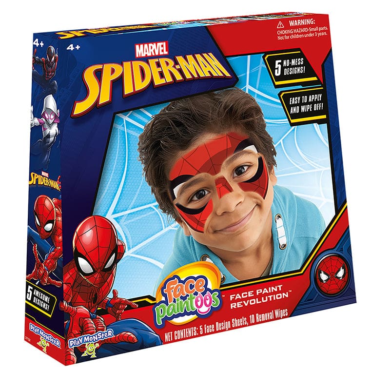 Face Paintoos Marvel Spidr Man 5Pk (Pack of 2) - Art & Craft Kits - Playmonster LLC (patch)