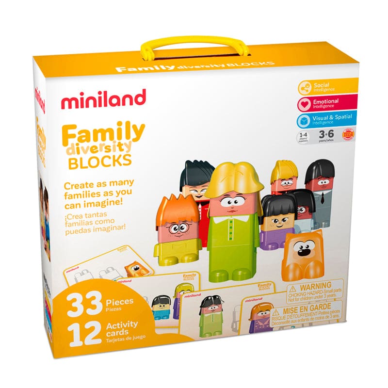 Family Diversity Blocks - Blocks & Construction Play - Miniland Educational Corporation