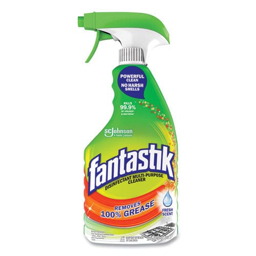 Fantastik Disinfectant Multi-purpose Cleaner Fresh Scent 32 Oz Spray Bottle 8/carton - School Supplies - Fantastik®