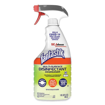 Fantastik Multi-surface Disinfectant Degreaser Herbal 32 Oz Spray Bottle - Janitorial & Sanitation - Fantastik®