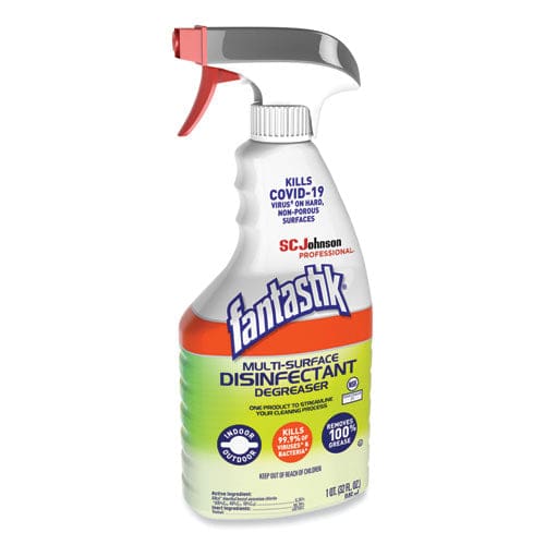 Fantastik Multi-surface Disinfectant Degreaser Herbal 32 Oz Spray Bottle - Janitorial & Sanitation - Fantastik®