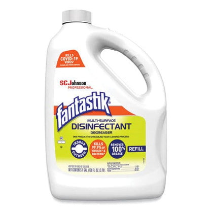 Fantastik Multi-surface Disinfectant Degreaser Pleasant Scent 1 Gallon Bottle 4/carton - Janitorial & Sanitation - Fantastik®