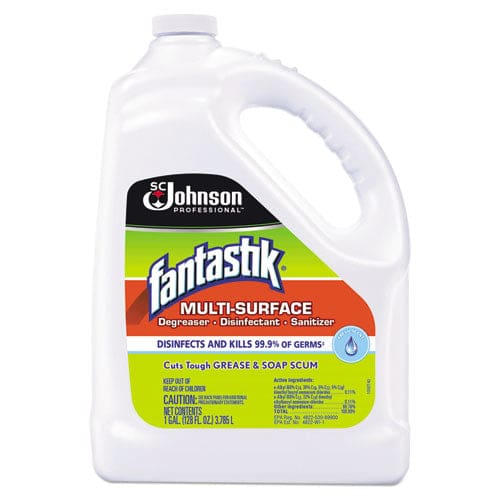 Fantastik Multi-surface Disinfectant Degreaser Pleasant Scent 1 Gallon Bottle 4/carton - Janitorial & Sanitation - Fantastik®