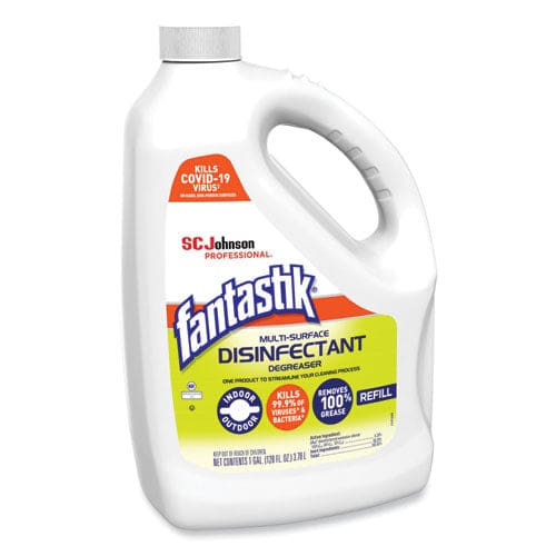 Fantastik Multi-surface Disinfectant Degreaser Pleasant Scent 1 Gallon Bottle 4/carton - Janitorial & Sanitation - Fantastik®