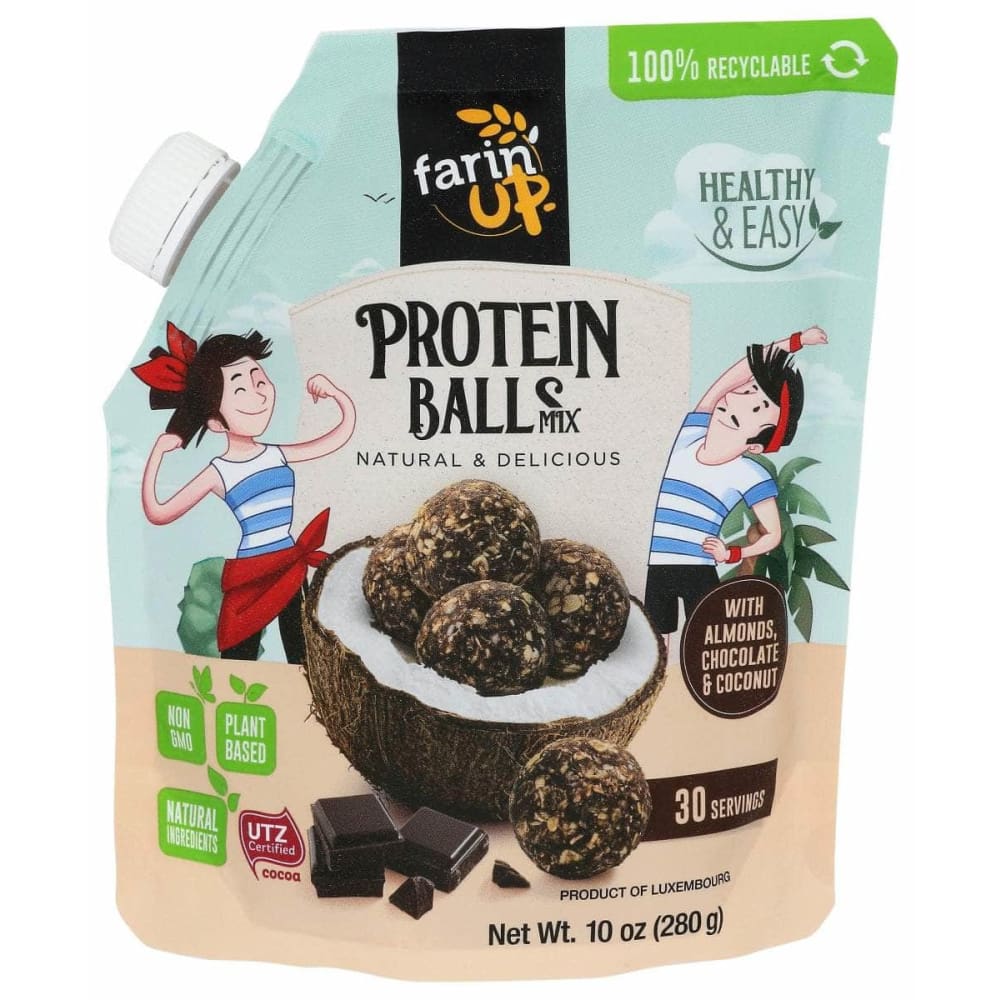 FARIN UP Grocery > Cooking & Baking FARIN UP: Coco Choco Protein Balls Mix, 10 oz