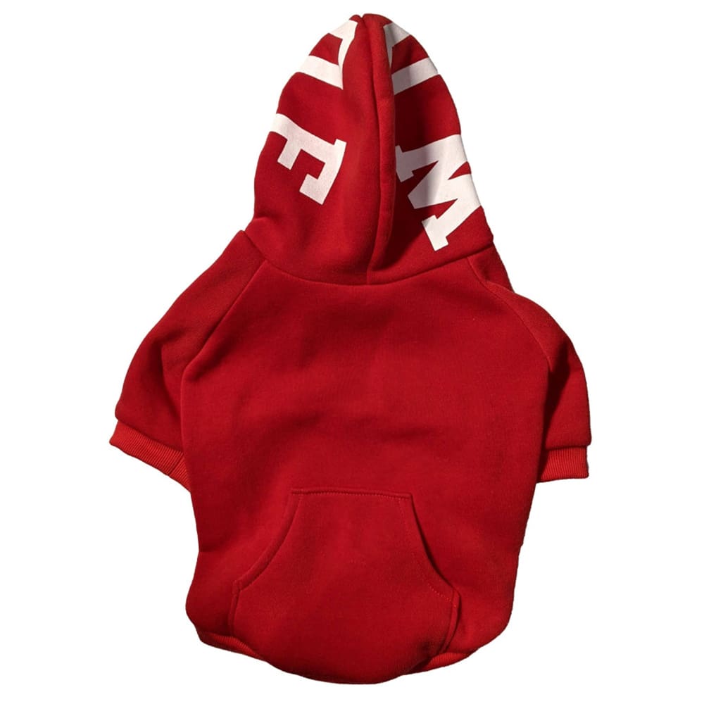 Fashion Pet Cosmo Woof Hoodie Red Medium - Pet Supplies - Fashion Pet