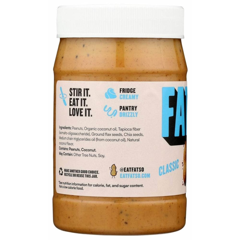 Fatso Grocery > Pantry FATSO: Classic Peanut Butter Spread, 16 oz