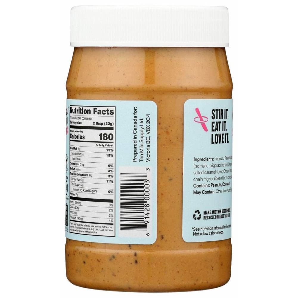 Fatso Grocery > Pantry FATSO: Crunchy Salted Caramel Peanut Butter Spread, 16 oz