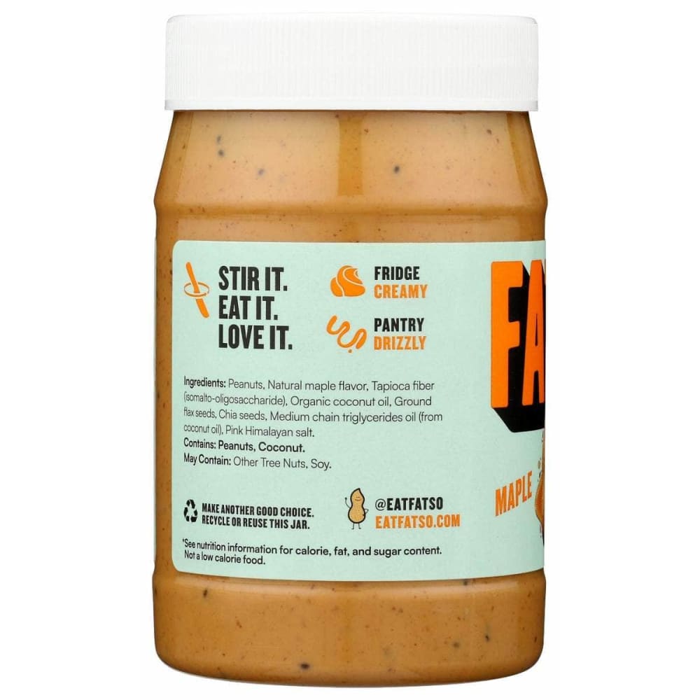 Fatso Grocery > Pantry FATSO: Maple Peanut Butter Spread, 16 oz