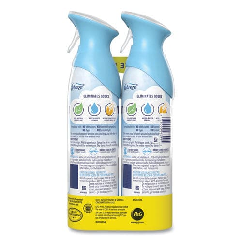 Febreze Air Linen And Sky 8.8 Oz Aerosol Spray 2/pack 6 Pack/carton - Janitorial & Sanitation - Febreze®