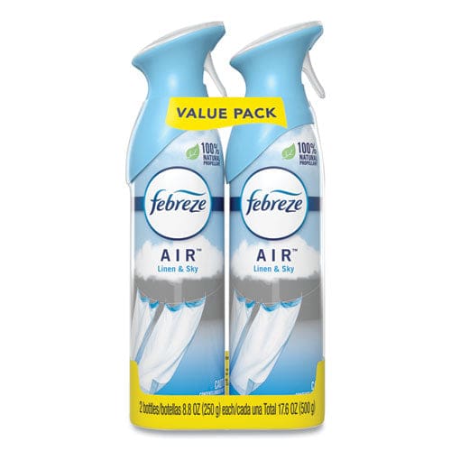 Febreze Air Linen And Sky 8.8 Oz Aerosol Spray 2/pack - Janitorial & Sanitation - Febreze®