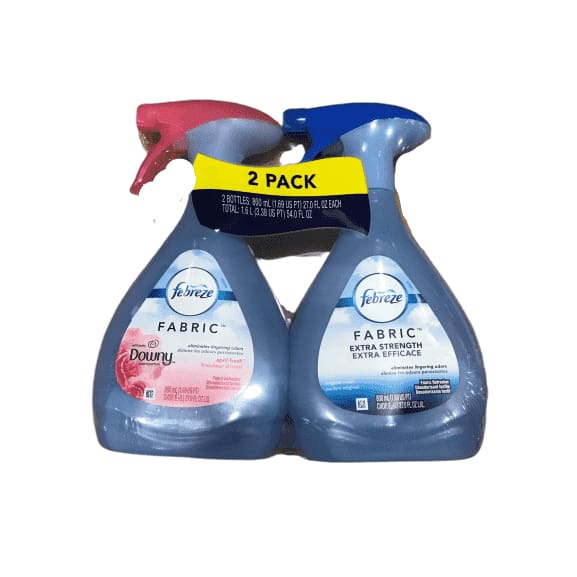 Febreze Fabric Refresher With Downy - Downy & Extra Stength - 27 oz - 2 pk - ShelHealth.Com