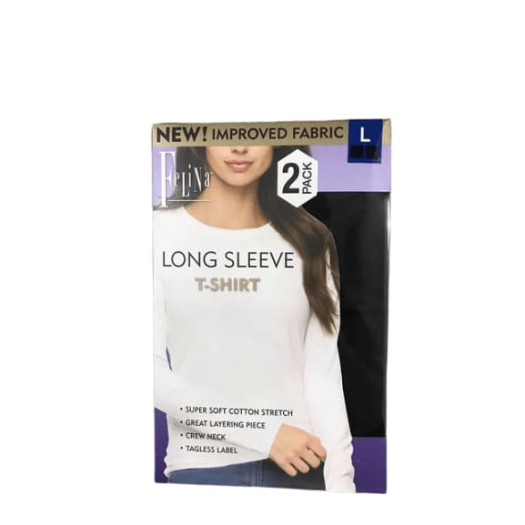 Felina Long Sleeve T-Shirt, 2-Pack-ShelHealth.Com