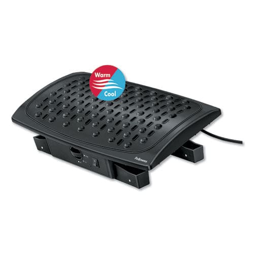 Fellowes Climate Control Footrest 16.5w X 10d X 5.5 6.5h Black - Furniture - Fellowes®