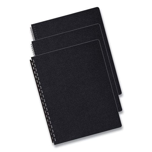 Fellowes Expressions Linen Texture Presentation Covers For Binding Systems Navy 11 X 8.5 Unpunched 200/pack - Office - Fellowes®