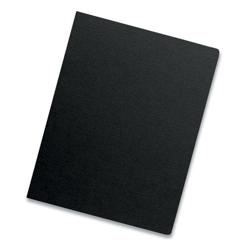 Fellowes Futura Presentation Covers For Binding Systems Opaque Black 11.25 X 8.75 Unpunched 25/pack - Office - Fellowes®