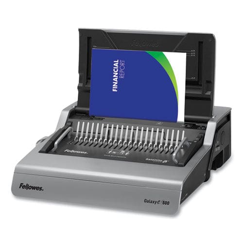 Fellowes Galaxy 500 Electric Comb Binding System 500 Sheets 19.63 X 17.75 X 6.5 Gray - Office - Fellowes®