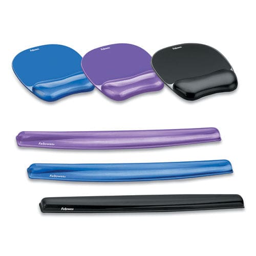 Fellowes Gel Crystals Mouse Pad With Wrist Rest 7.87 X 9.18 Purple - Technology - Fellowes®