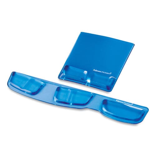 Fellowes Gel Wrist Support With Attached Mouse Pad 8.25 X 9.87 Blue - Technology - Fellowes®