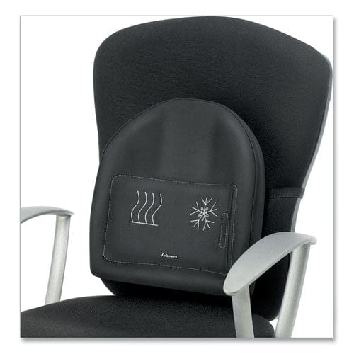 Fellowes Heat And Soothe Back Support 14.5 X 3 X 13.63 Black - Furniture - Fellowes®