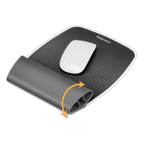 Fellowes I-spire Wrist Rocker Mouse Pad With Wrist Rest 7.81 X 10 Gray - Technology - Fellowes®