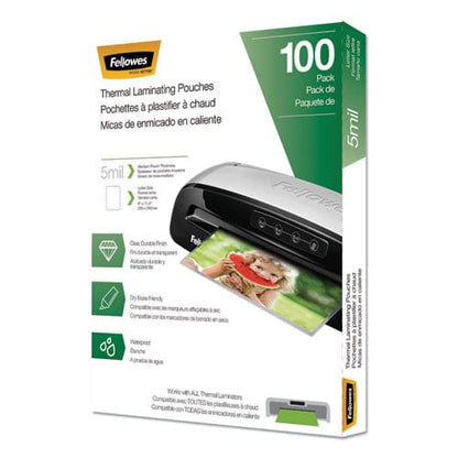 Fellowes Laminating Pouches 5 Mil 9 X 11.5 Gloss Clear 100/pack - Technology - Fellowes®