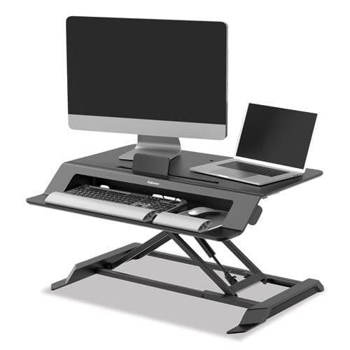 Fellowes Lotus Lt Sit-stand Workstation 34.38 X 28.38 X 7.62 Black - Furniture - Fellowes®