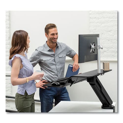 Fellowes Lotus Rt Sit-stand Workstation 48 X 30 X 42.2 To 49.2 Black - Furniture - Fellowes®