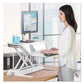 Fellowes Lotus Sit-stands Workstation 32.75 X 24.25 X 5.5 To 22.5 White - Furniture - Fellowes®