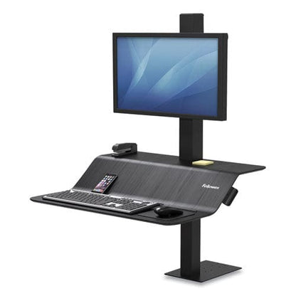 Fellowes Lotus Ve Sit-stand Workstation 29 X 28.5 X 27.5 To 42.5 Black - Furniture - Fellowes®