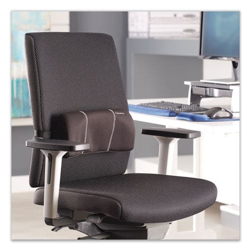 Fellowes Lumbar Back Support 12 X 3.13 X 5.19 Black - Furniture - Fellowes®