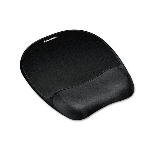 Fellowes Memory Foam Mouse Pad With Wrist Rest 7.93 X 9.25 Black - Technology - Fellowes®