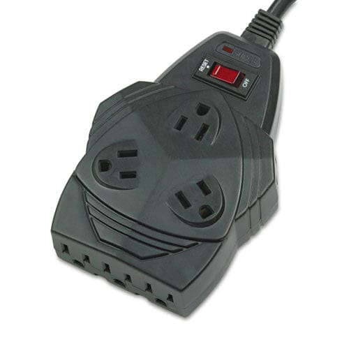 Fellowes Mighty 8 Surge Protector 8 Ac Outlets 6 Ft Cord 1,300 J Black - Technology - Fellowes®