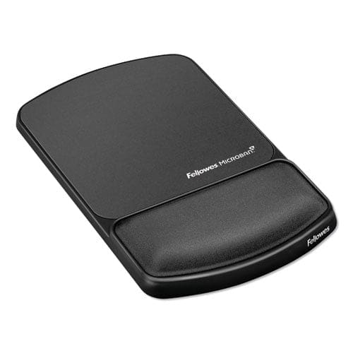 Fellowes Mouse Pad With Wrist Support With Microban Protection 6.75 X 10.12 Graphite - Technology - Fellowes®